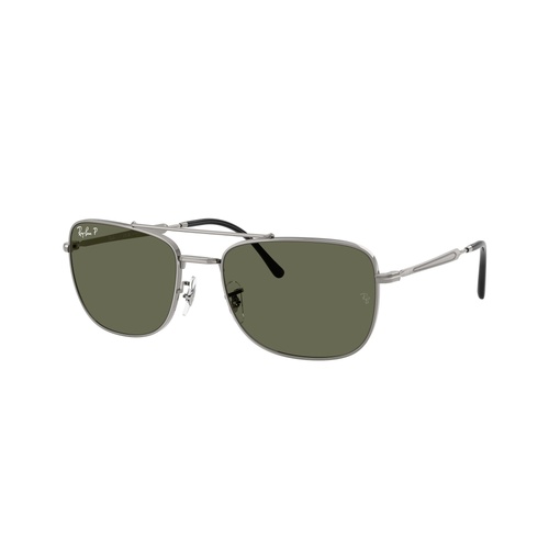 Ray-Ban RB3755 004/58-62 Gunmetal / Green Polarised Lenses