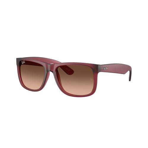 Ray-Ban RB4165 6815A5-55 Justin Rubber Violet / Brown Gradient Lenses