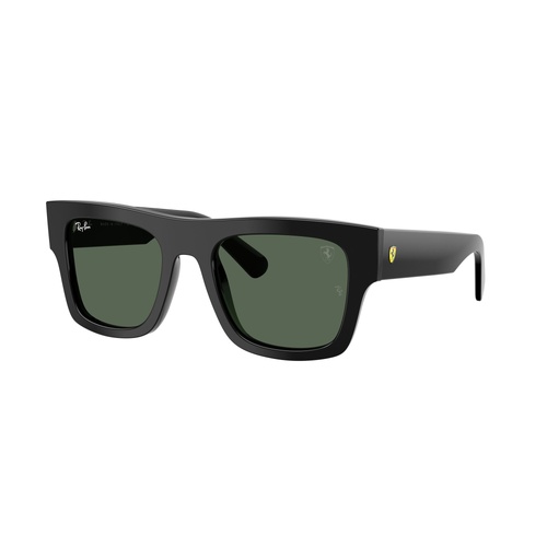 Ray-Ban RB2217M F60171-53 Scuderia Ferrari Collection Black / Dark Green Lenses