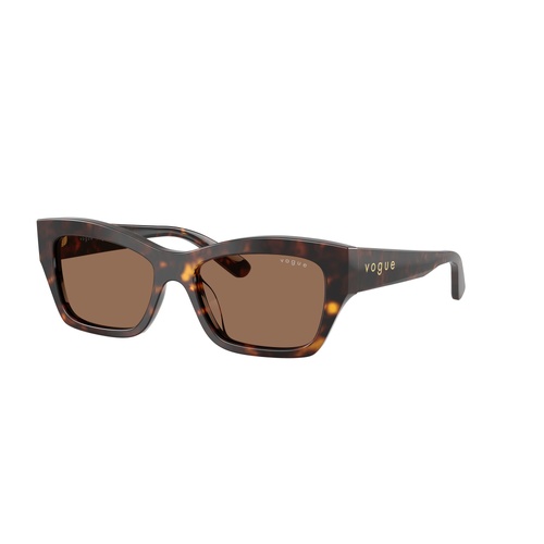 Vogue VO5658SU W65673-53 Dark Havana / Dark Brown Lenses