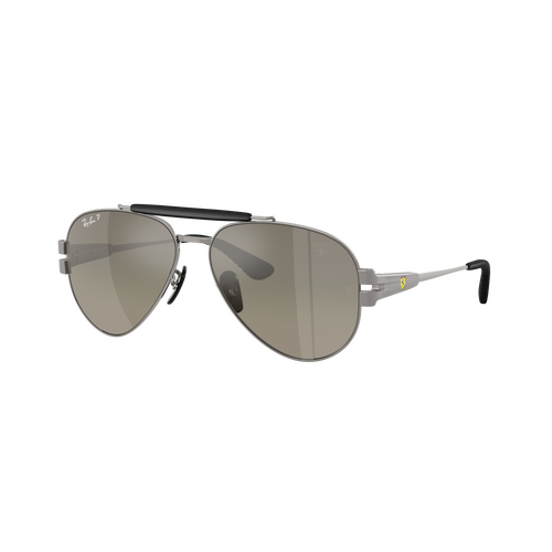 Ray-Ban RB3762M F1245J-58 Scuderia Ferrari Collection Gunmetal / Grey Gradient Polarised Lenses
