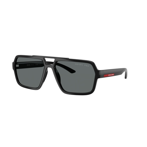 Prada Linea Rossa PSA06S 1AB02G-59 Black / Dark Grey Polarised Lenses