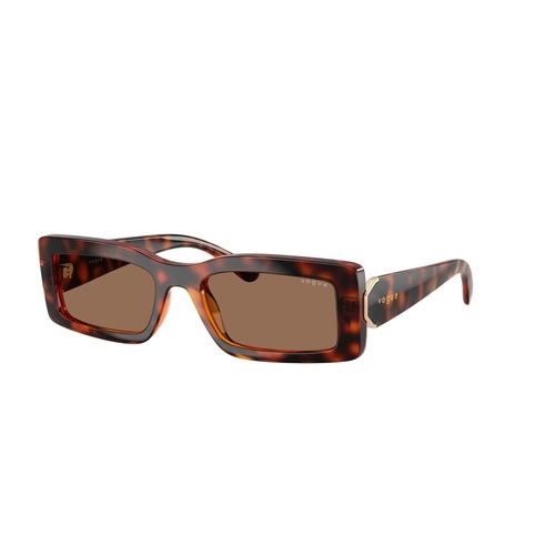 Vogue VO5674S W65673-53 Dark Havana / Dark Brown Lenses