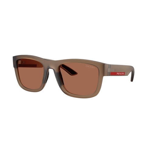 Prada Linea Rossa PS01ZS 29F50A-56 Transparent Brown / Brown Tuning Lenses