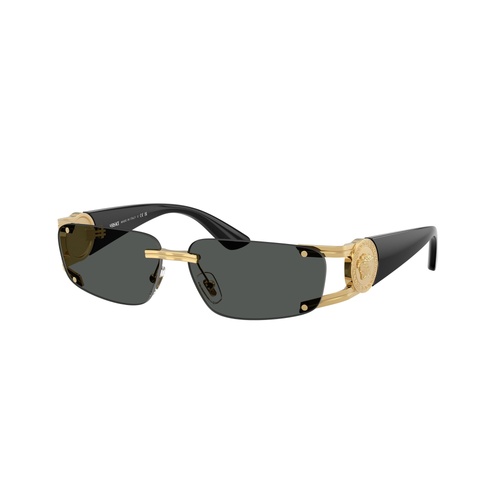 Versace VE2291 100287-59 Gold / Dark Grey Lenses