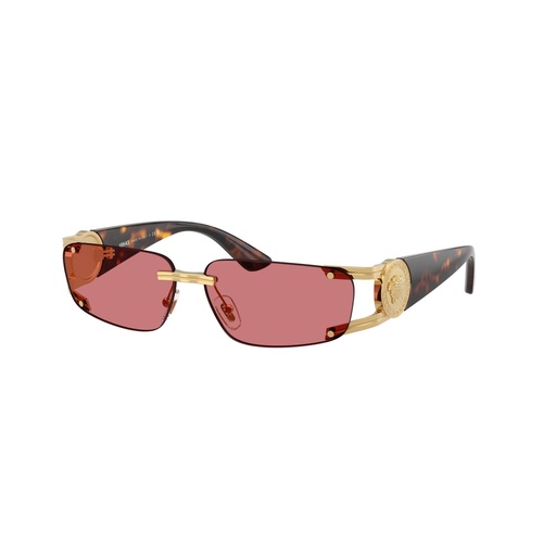 Versace VE2291 100275-59 Gold / Red Hiper Lenses