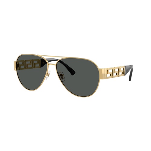 Versace VE2289 100287-61 Gold / Dark Grey Lenses