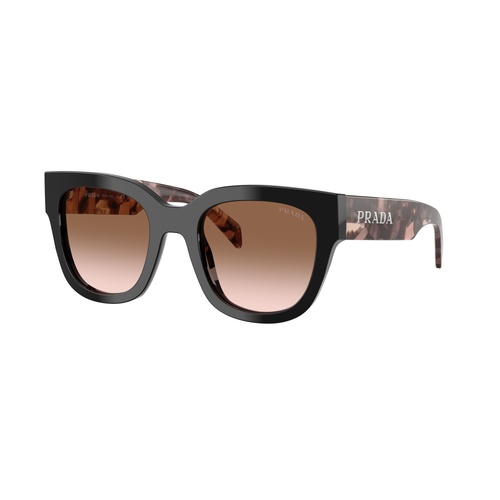 Prada PRC04S 28F90P-52 Black / Brown Gradient Lenses