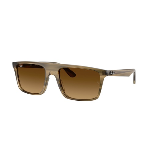 Ray-Ban RB2222 143985-55 Striped Green / Brown Gradient Lenses