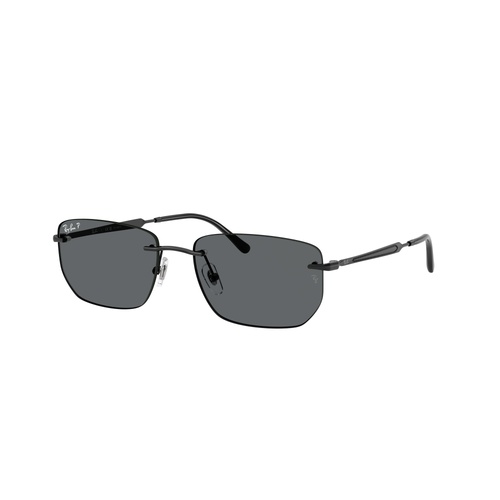 Ray-Ban RB3768 002/81-56 Black / Dark Grey Polarised Lenses