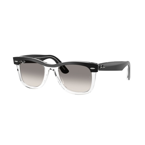 Ray-Ban RB2240 129432-50 Wayfarer Black On Transparent / Clear Grey Gradient Lenses