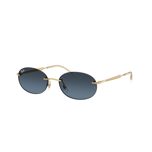 Ray-Ban RB3767 001/4C-54 Arista Gold / Blue Gradient Dark Grey Lenses