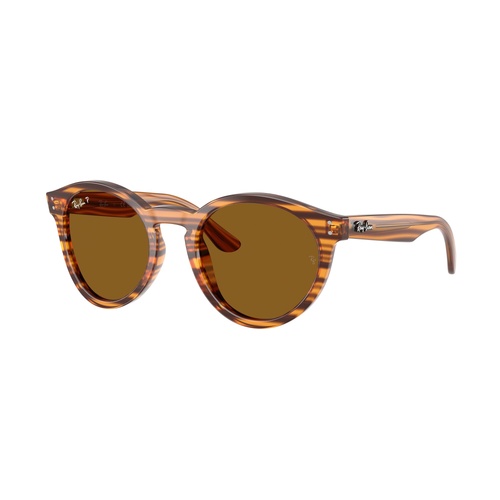 Ray-Ban RBR0505S 679183-52 Striped Havana / Dark Brown Polarised Lenses