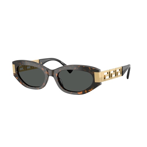 Versace VE4501 552887-54 Brown Tortoise / Dark Grey Lenses