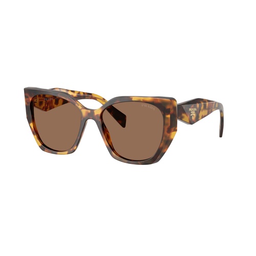 Prada PR19ZS 14L06B-55 Honey Tortoise / Dark Brown Lenses