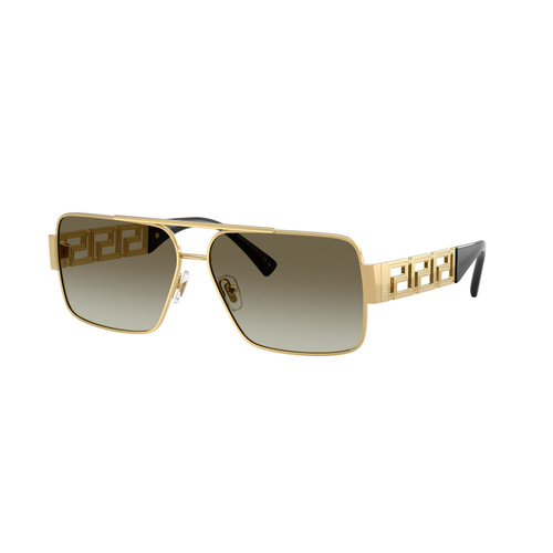 Versace VE2290 10028E-61 Gold / Green Gradient Lenses