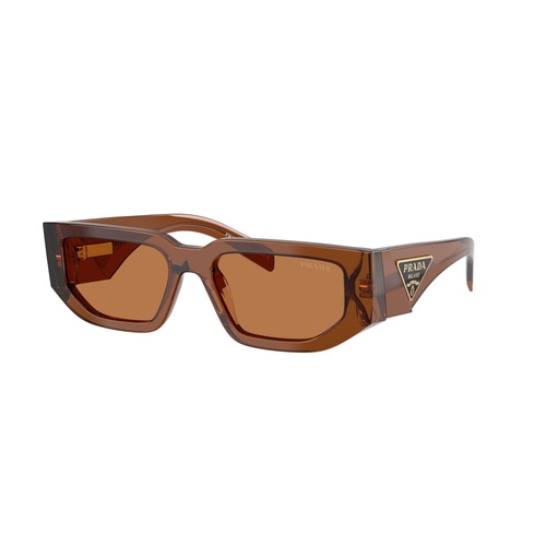 Prada PR09ZS 20H90Q-54 Transparent Dark Brown / Brown Lenses