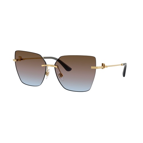 Dolce & Gabbana DG2321 02/48-62 Gold / Azure Pink Brown Gradient Lenses