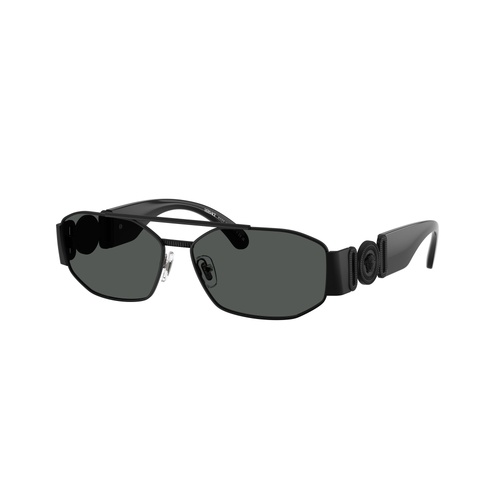 Versace VE2287 126187-58 Matte Black / Dark Grey Lenses