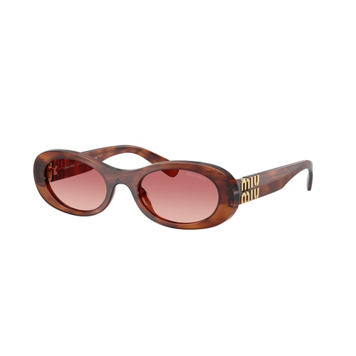 Miu Miu MU06ZS 26E50U-50 Striped Tobacco / Etruscan Lenses