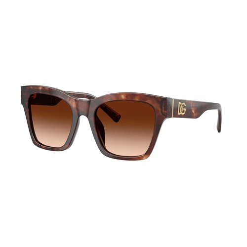 Dolce & Gabbana DG4512 322274-53 Dark Red Havana / Brown Gradient Lenses