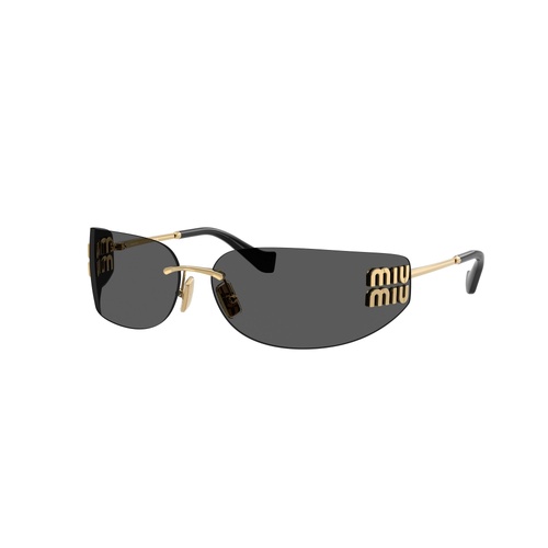 Miu Miu MUA51S 5AK5S0-75 Gold / Dark Grey Lenses