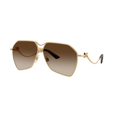 Dolce & Gabbana DG2326 02/13-62 Gold / Brown Gradient Lenses