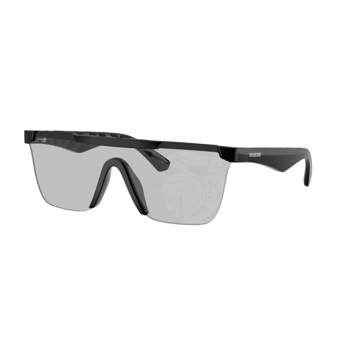 Burberry BE4480D 300169-41 Black / Light Grey Tampo Silver Mirror Lenses