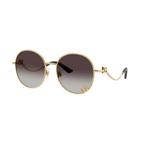 Dolce & Gabbana DG2324 02/8G-56 Gold / Grey Gradient Lenses