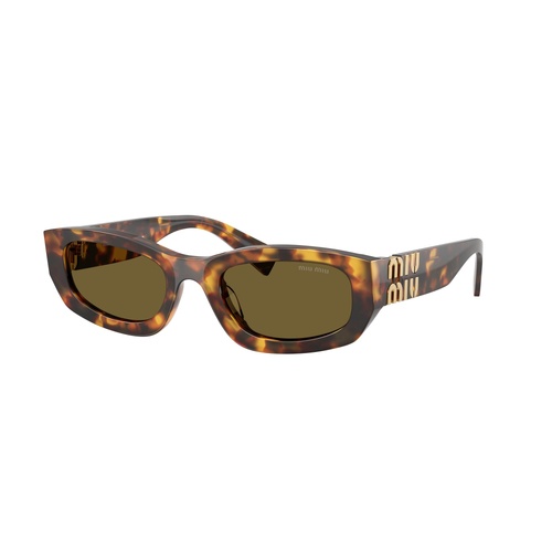 Miu Miu MUB04S 14L09Z-53 Havana Honey / Dark Brown Lenses