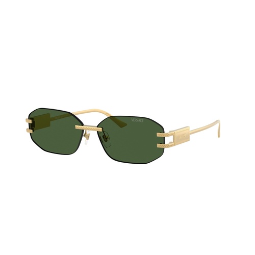 Versace VE2274 100271-58 Gold / Dark Green Lenses