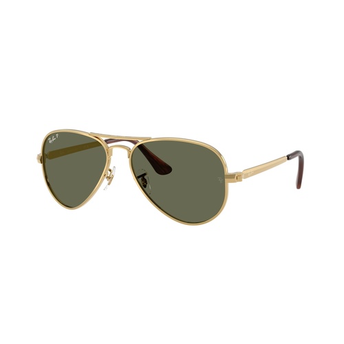 Ray-Ban RB3925 001/58-58 Aviator Max Arista Gold / Green Polarised Lenses