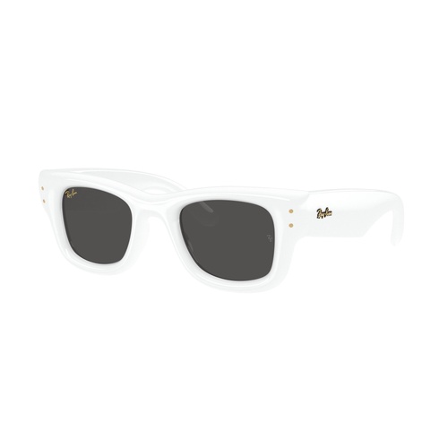Ray-Ban RB4940 671/87-47 Wayfarer Puffer White / Ultra Black Lenses