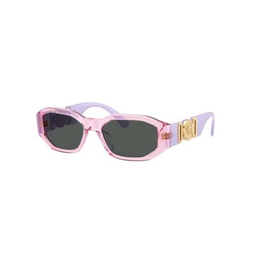 Versace Kids VK4429U 552687-48 Transparent Lavendar / Dark Grey Lenses