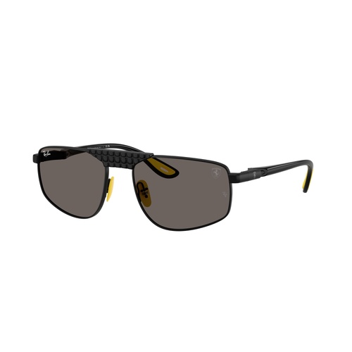 Ray-Ban RB3776M F128B1-58 Scuderia Ferrari Collection Matte Black / Dark Grey Lenses