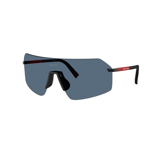 Prada Linea Rossa PSB50S 1BO06A-36 Black / Dark Blue Lenses