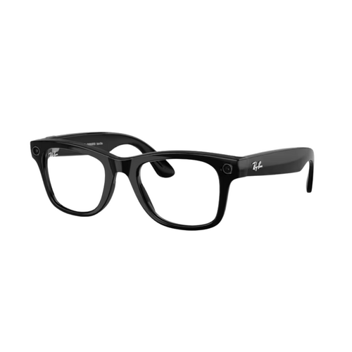 Ray-Ban x Meta (Gen 2) Wayfarer Large RW4012 601/1M-53 Shiny Black / Clear to Graphite Green Photochromic Lenses