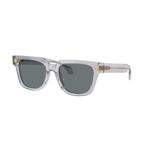 Versace VE4510U 530580-52 Transparent Grey / Dark Blue Lenses