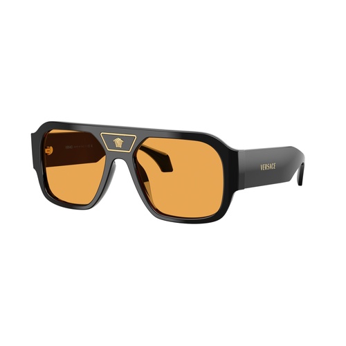 Versace VE4508U GB1/7-56 Black / Orange Lenses