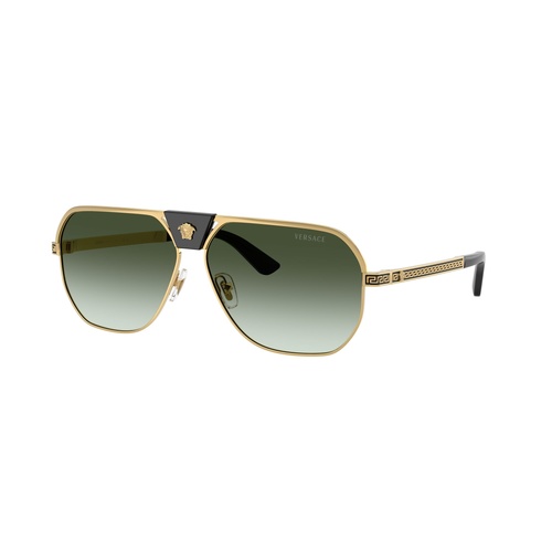 Versace VE2294 10028E-61 Gold / Green Gradient Lenses