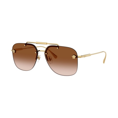Versace VE2296 100213-60 Gold / Brown Gradient Lenses