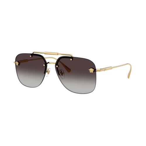 Versace VE2296 100284-60 Gold / Grey Gradient Lenses