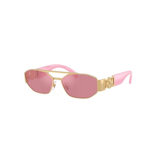Versace Kids VK2003 10029L-50 Gold / Pink Mirror Lenses