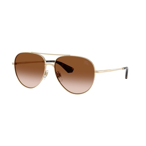 Burberry BE3172 110913-59 Light Gold / Brown Gradient Lenses