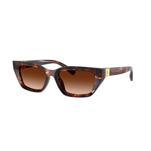 Dolce & Gabbana DG4532 322274-53 Dark Red Havana / Brown Gradient Lenses