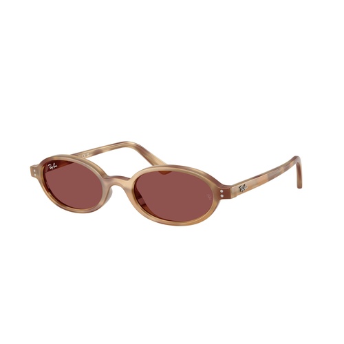 Ray-Ban RB4472 685675-51 Cream Havana / Dark Violet Lenses