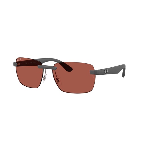 Ray-Ban RB4470CH 60171B-59 Sand Grey / Red Polarised Lenses