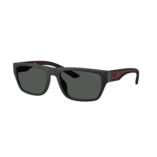 Emporio Armani EA4267U 500987-57 Rubberised Matte Black / Dark Grey Lenses