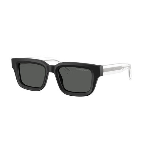 Emporio Armani EA4270F 500187-53 Matte Black / Dark Grey Lenses