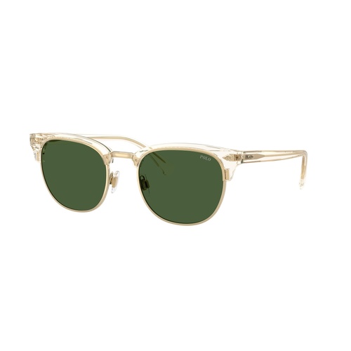 Polo Ralph Lauren PH4217 635771-53 Shiny Transparent Light Yellow / Dark Green Lenses